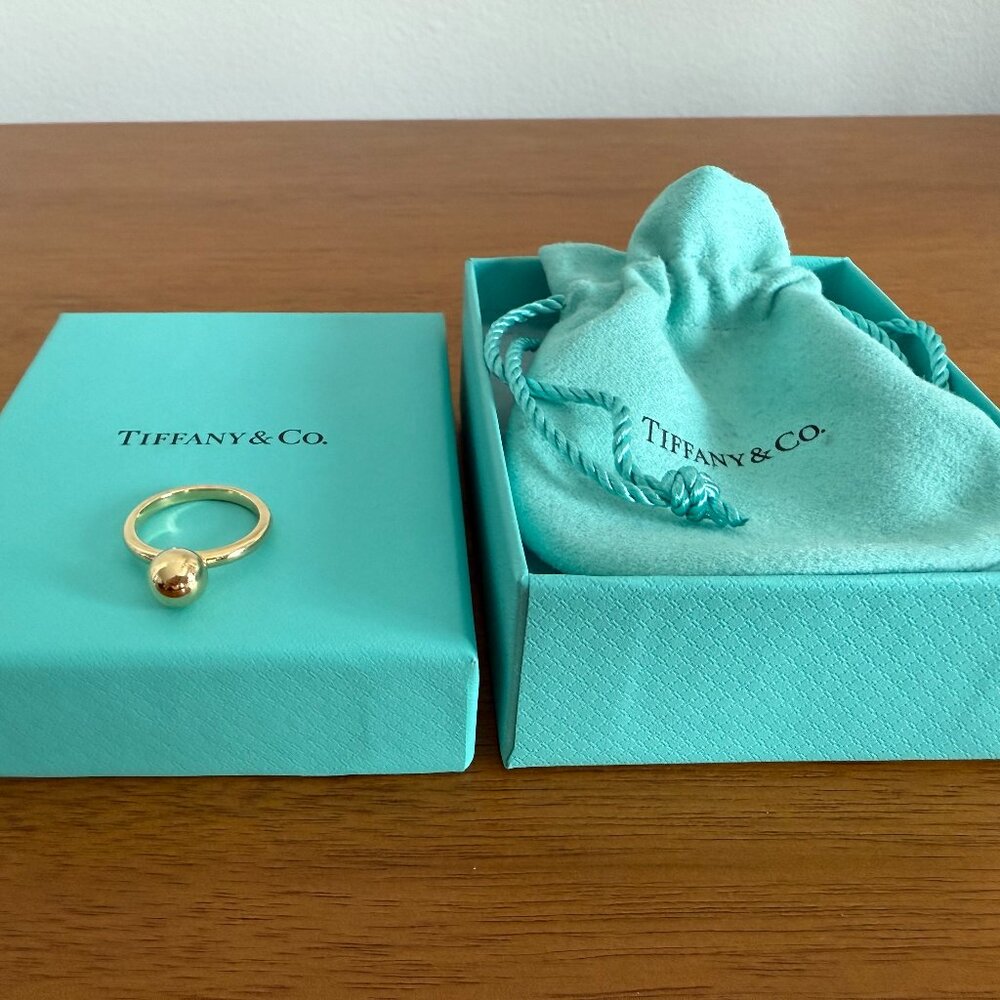Tiffany & Co. HardWear Ball Ring in 18k Gold, Size 6